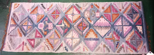 Handwoven wool rugs from Peru
