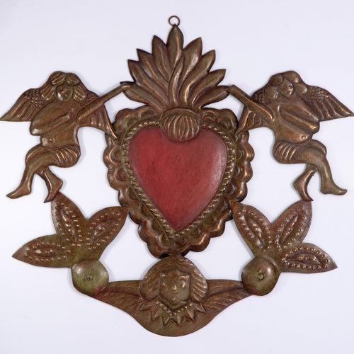 Heart with Angels Ornament