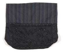 Cotton Striped Purse