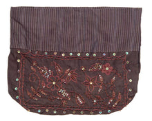 Cotton Striped Purse