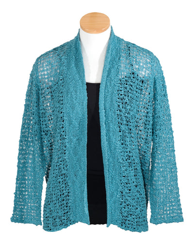 Popcorn Knit Longsleeve Cardigan