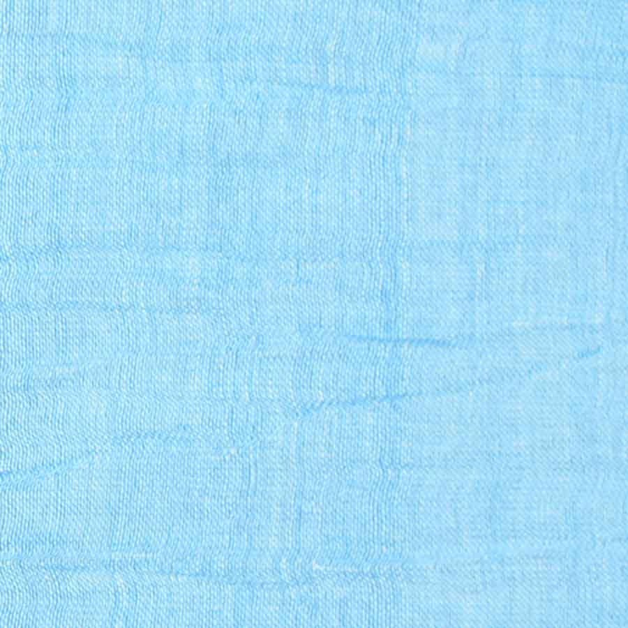 Silk and Linen Scarf/Wrap - Slate Blue, Vietnam