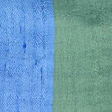 Wide-Stripe Silk/linen Scarf