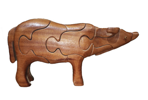 Wooden Cow Puzzle
