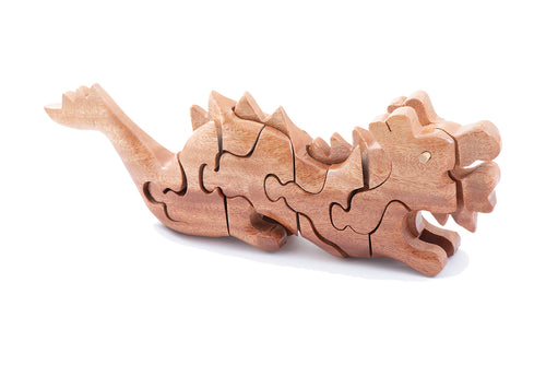 Wooden Dragon Puzzle